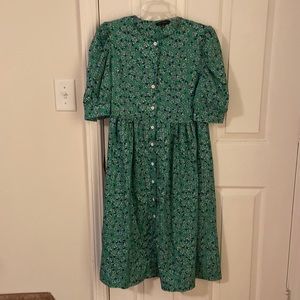 Aly Day. Green floral midi. Never been worn